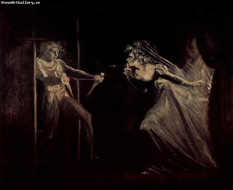 Johann Heinrich Fuseli Lady Macbeth receives the daggers